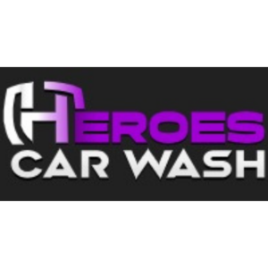 Heroes Car Wash Logo